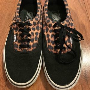 Vans leopard skate shoes